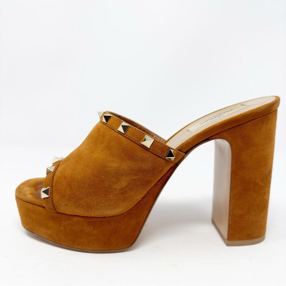 Valentino Rockstud Suede Platform Sandals Womens EU 39 - Picture 8 of 14